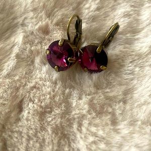 Purple sabika earrings